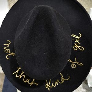 ZARA Black Felt Fedora Hat - Not That Kinda Girl